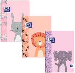 OXFORD Set 3 caiete Tip 2 Oxford, 24 file, 90 g/mp, Motiv kids, Fete (400192290/FETE-3BUC)