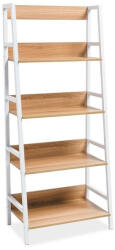 Signal Olsen Modern Létrás Polcos Állvány Tölgy-Fehér