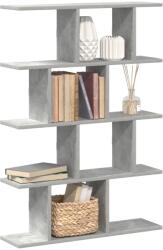 Bútor-market Betonszürke szerelt fa fali kockapolc 12 rekeszes színű