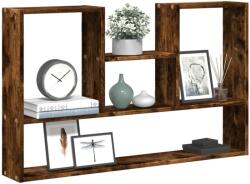 Bútor-market Füstös tölgy színű szerelt fa fali polc 99 x 15 x 60 cm