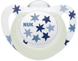 Nuk Suzetă luminoasă din silicon NUK - Star Night, 18 luni+, albastră (10739749)