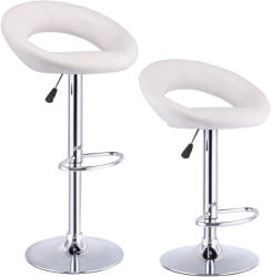 Timeless Tools 2 db Bárszék - Fehér - Fehér (HOP1000877-2)