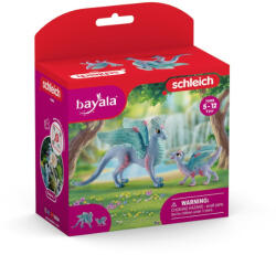 Schleich Schleich, Bayala, Dragon si pui cu flori, figurina, 70592 Figurina