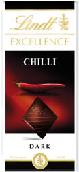 Lindt Excellence Csokoládé Dark Chili 100g (7610400070577)
