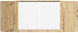 AKORD CLP Artisan Tölgy Fehér Szekrény Rátét 100 cm