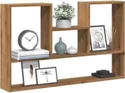 Bútor-market Kézműves tölgy színű szerelt fa fali polc 99 x 15 x 60 cm