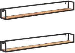 Bútor-market 2 db tömör akácfa fali polc 160 cm