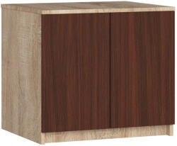 AKORD CLP Szekrény Rátét Sonoma Tölgy/Wenge 60 cm