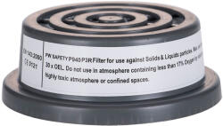 Portwest P3 Speciális Menetes Részecskeszűrő - 6 db, Szürke (P940GRR)