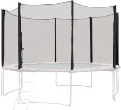 inSPORTline Froggy PRO Trambulin Védőháló - 305 cm Trambulinhoz, 8 Rúddal, Fekete (9781-1)