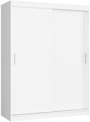 AKORD CLP MONO Tolóajtós Szekrény Laminált Fehér 150 cm
