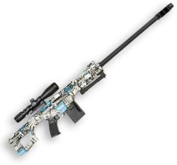 Sunny Blaster Barret, vízzselés mesterlövész puska tartozékokkal, kék (barret-blue)