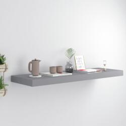 Bútor-market Szürke mdf fali polc 80 x 23, 5 x 3, 8 cm