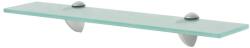 Bútor-market Lebegő üvegpolc 50x10 cm 8 mm - fizz - 10 281 Ft