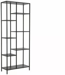 Signal Costa Modern Geometrikus Fekete Fém Könyvespolc