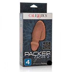 CalExotics Packing Penis puha pénisz 4" (barna bőrszín - 10 cm) - ovszer-vasarlas
