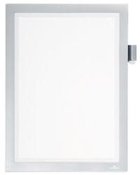 Pátria Papír Infokeret Durable Duraframe A/4 Note Öntapadós Egyesével Csomagolva Ezüst