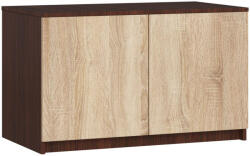 AKORD CLP Szekrény Rátét Wenge-Sonoma Tölgy 90 cm Laminált