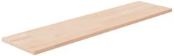 Bútor-market Kezeletlen tömör tölgyfa polclap 80 x 20 x 1, 5 cm