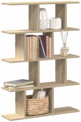 Bútor-market Sonoma tölgyszínű szerelt fa fali kockapolc 12 rekeszes színű