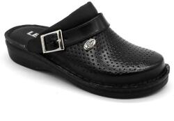 Leon Comfort V202M Férfi Bőr Klumpa - Fekete, 45-ös Méret