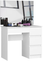 AKORD CLP T-6 Sminkasztal Tükörrel Fehér