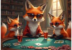 Alipson Puzzle 50253 - The Foxes' Bluff - 500 db-os puzzle (50253)