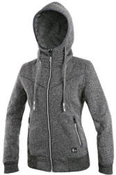 CXS Pomona Kapucnis Női Pulóver - Szürke, 3XL