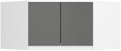 AKORD CLP S100 Szekrény Rátét Laminált Fehér-Szürke