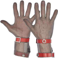 Bátmetall Vágásbiztos Lánckesztyű 8 cm Mandzsettával 9/L Szürke