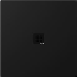 POLYSAN Öntött márványból készült Polysan, TRENECA zuhanytálca 90x90cm méretállítási lehetőséggel, fekete matt, 84300.21 (84300.21)
