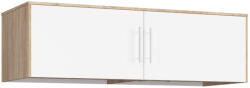 AKORD CLP Szekrény Rátét Sonoma Tölgy Fehér 150