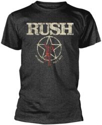 Rush American Tour 1977 Тениска с къс ръкав Grey M (BILMAR00676M)