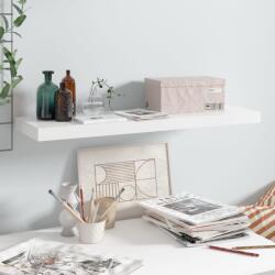 Bútor-market Magasfényű fehér mdf fali polc 80 x 23, 5 x 3, 8 cm