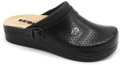 Leon Comfort 5002 Női Bőr Klumpa - Fekete, 37-es Méret