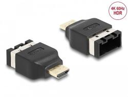 Delock HDMI autóipari adapter HDMI-E anya HDMI-A dugóhoz, 4K 60 Hz (65963) - dellaprint