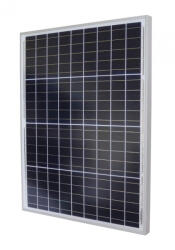 MW Power Napelem panel 50W polikristályos 670x530x25mm (CL-SM50P)