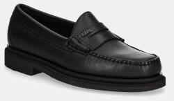Karl Lagerfeld bőr mokaszin STEP fekete, férfi, KL12530S - fekete Férfi 45