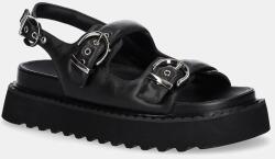 Pinko bőr szandál Kate - fekete Női 36