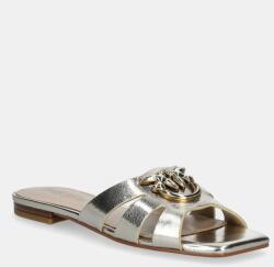 Pinko bőr papucs Marli sárga, női, SD0313 P049 Z22 - arany Női 38