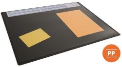 DURABLE Könyökalátét, 650x500 mm, éves naptárral, DURABLE, fekete (DB722301) - tintasziget