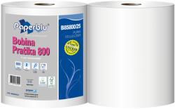 Paperdi Ipari törlőpapír 2 rétegű tekercses átmérő: 26 cm 800 lap/tek 2 tekercs/zsugor Bobina Pratika 800 Paperdi (BI8S800/25)