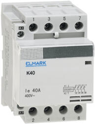 ELMARK K Széria Moduláris Mágneskapcsoló K40 63A 230 3No+1Nc (23426)