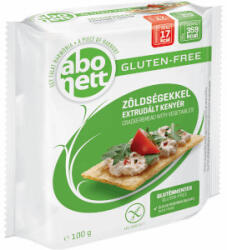 Abonett Zrt. Abonett extrudált kenyér 100g Zöldséges-gluténmentes