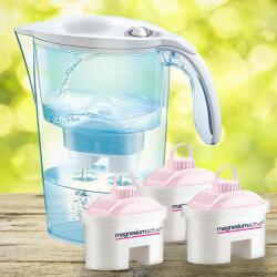 LAICA Stream Line fehér vízszűrő kancsó mechanikus kijelzővel, 3 db magnesium active bi-flux szűrőbetéttel (J31EC05) - laicashop