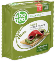 Abonett Zrt. Abonett extrudált kenyér 100g Natúr
