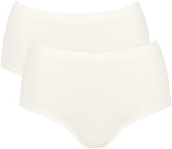Sloggi Chiloți dama SLOGGI GO SENSE HIGHWAIST 2PACK 00GZ - SILK WHITE: XXL (10224852_00GZ XXL)