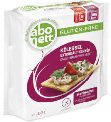 Abonett Zrt. Abonett extrudált kenyér 100g Köleses-gluténmentes