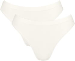 Sloggi Chiloți dama SLOGGI GO SENSE HIGH LEG 2PACK 00GZ - SILK WHITE: XXL (10225668_00GZ XXL)