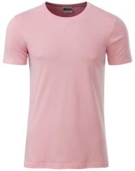 Daiber Tricou clasic pentru bărbați din bumbac organic 8008 - Roz fin | L (8008-1755287)